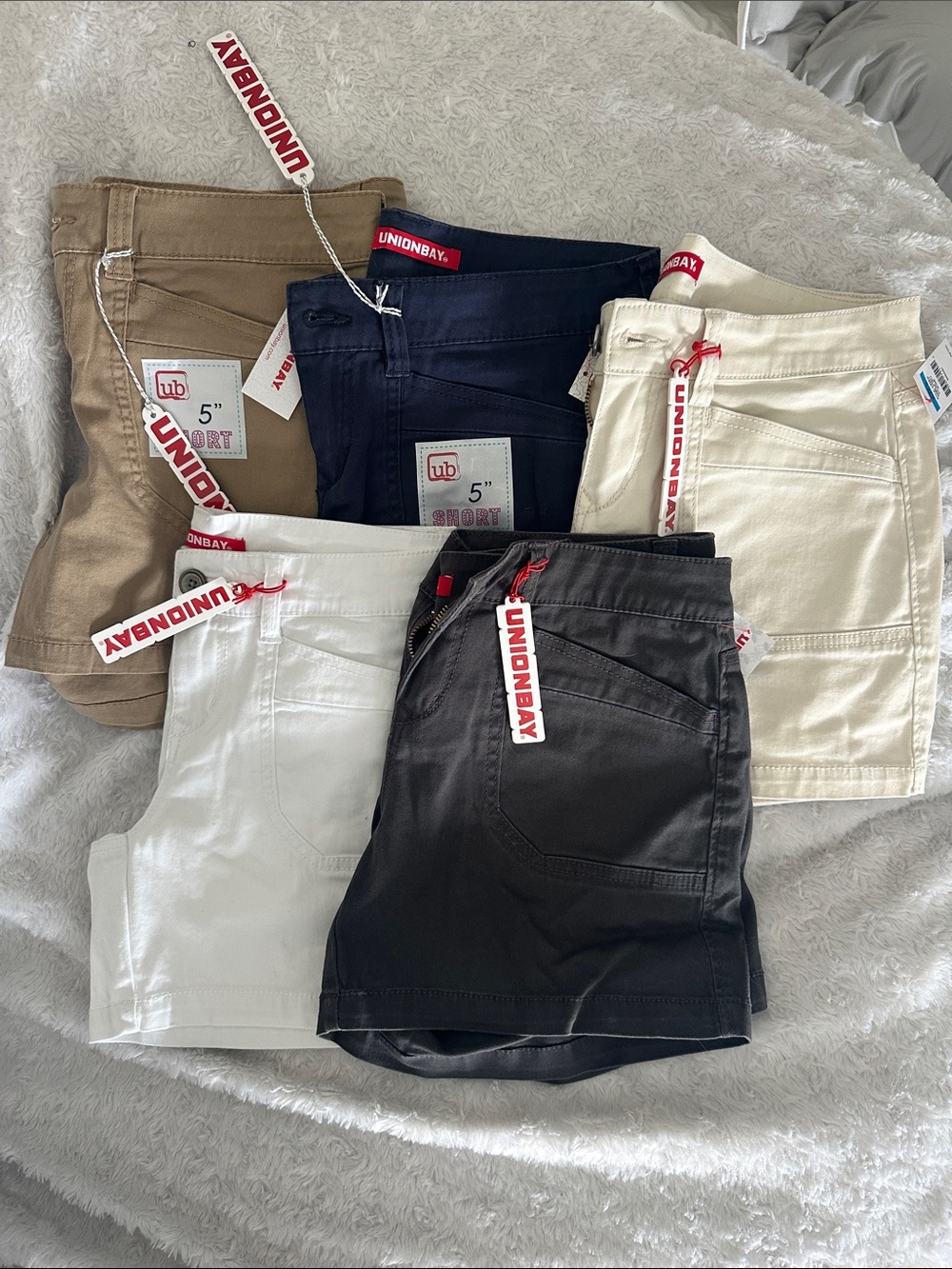 NWT Five Unionbay Darcy 5"Inseam Shorts